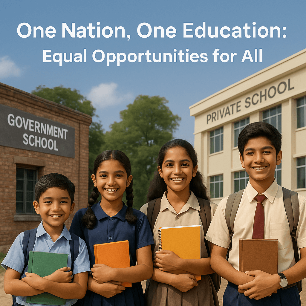 One Nation One Education | Equal Education for All in India